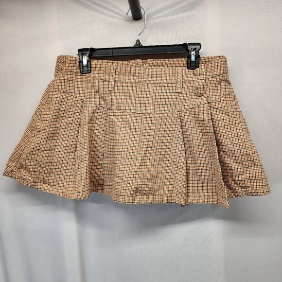 Free People Size 12 Women's Serena Micro Skort Plaid Flanel - Picture 2 of 11
